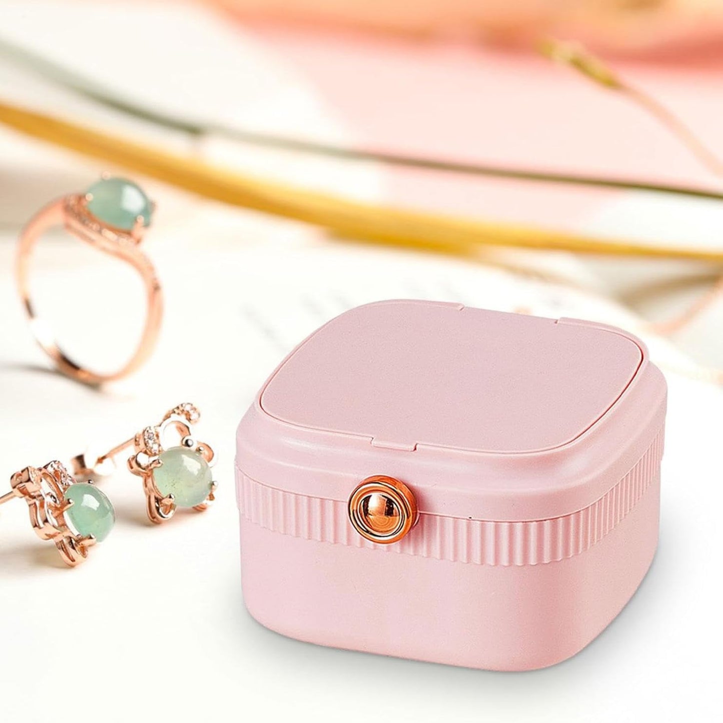 TANSICO Compact Travel Jewelry Box