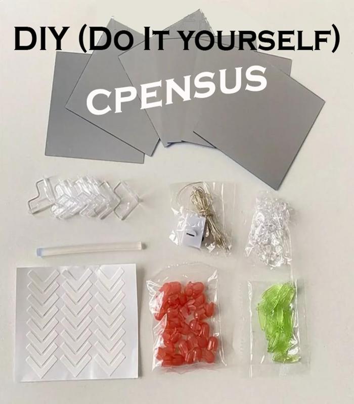 TANSICO Tulip Cube Lamp – 3D LED Floral Night Light in Square Design