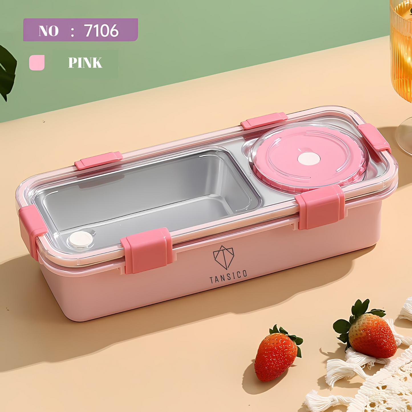 TANSICO SLEEK REVO LUNCH BOX (SS)