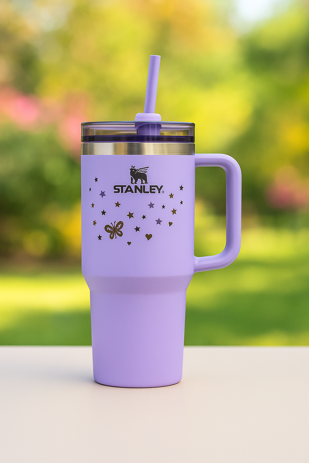 TANSICO 1.18LQueen Tumbler – Lavender Insulated Stainless Steel Cup