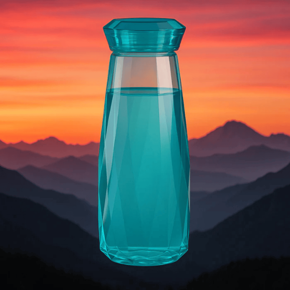 TANSICO DIAMOND GLASS BOTTLE