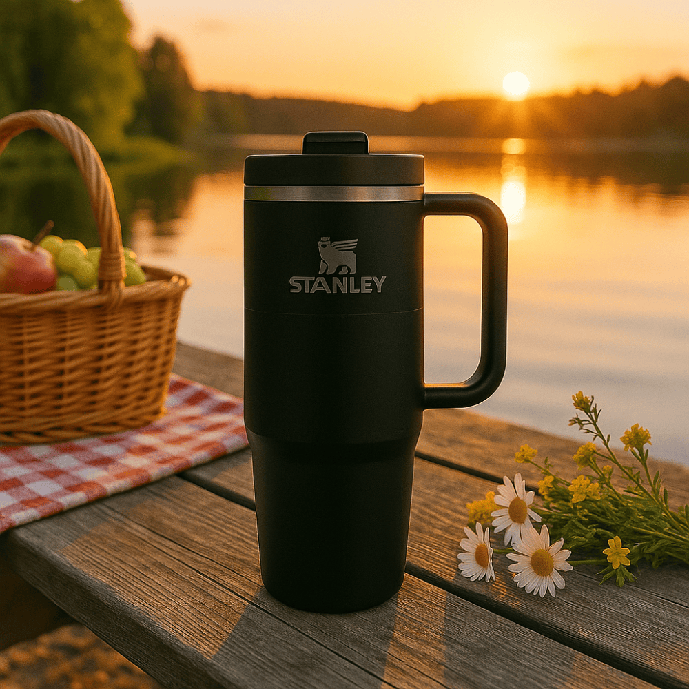 TANSICO 1.18L Stainless Steel Tumbler - Matte Black