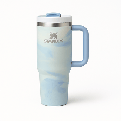 TANSICO 1.18L Stainless Steel Tumbler - Marble Blue