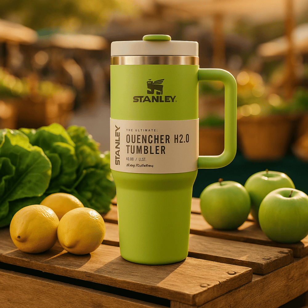 TANSICO 1.18L Stainless Steel Tumbler - Lime Green