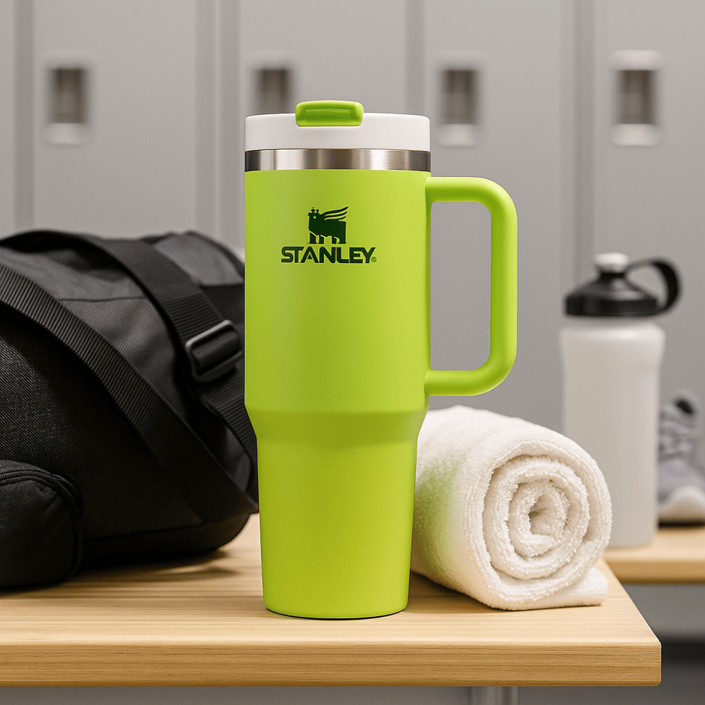 TANSICO 1.18L Stainless Steel Tumbler - Lime Green