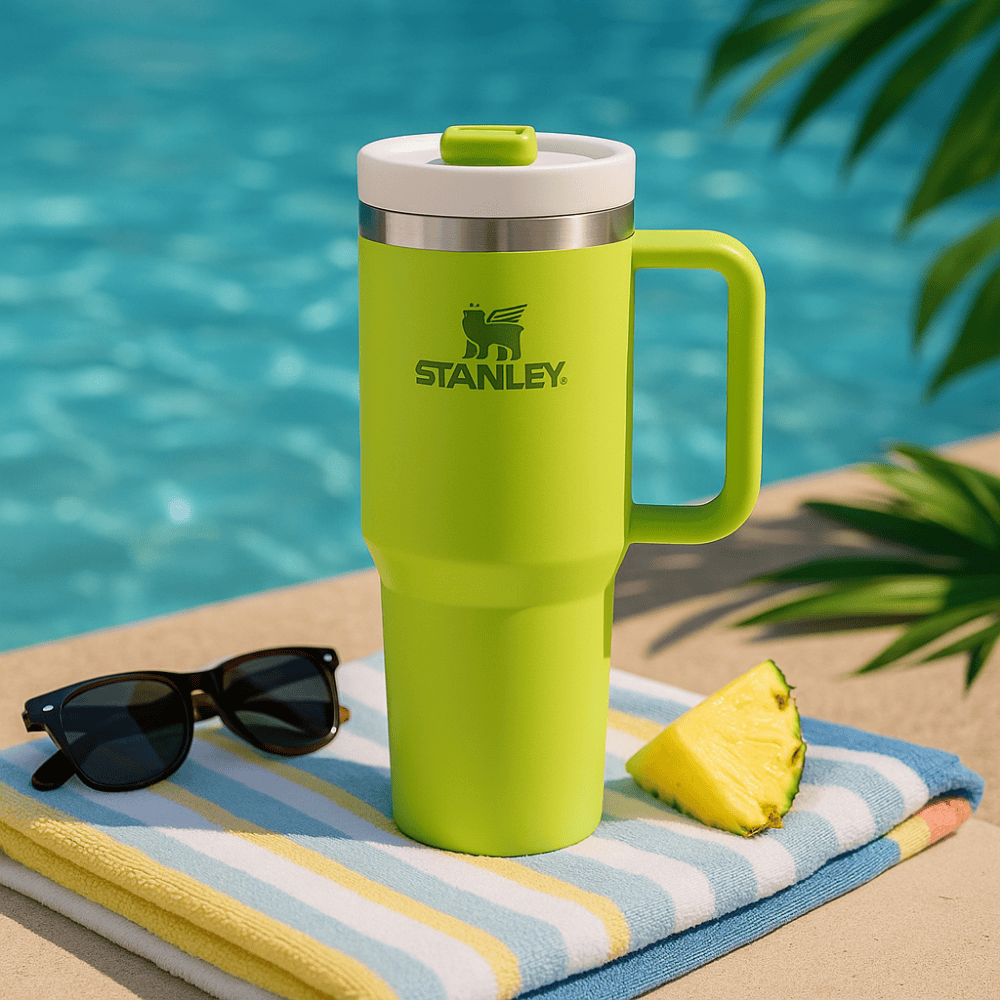 TANSICO 1.18L Stainless Steel Tumbler - Lime Green