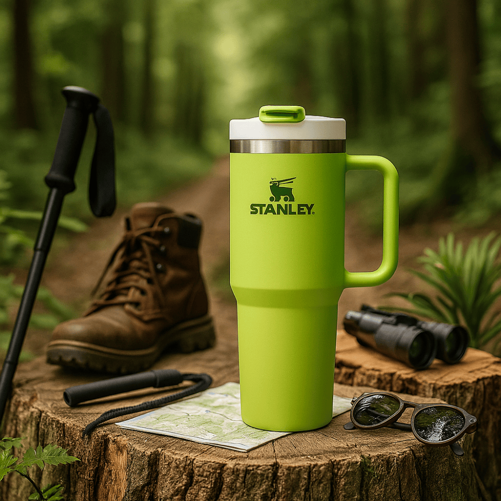 TANSICO 1.18L Stainless Steel Tumbler - Lime Green