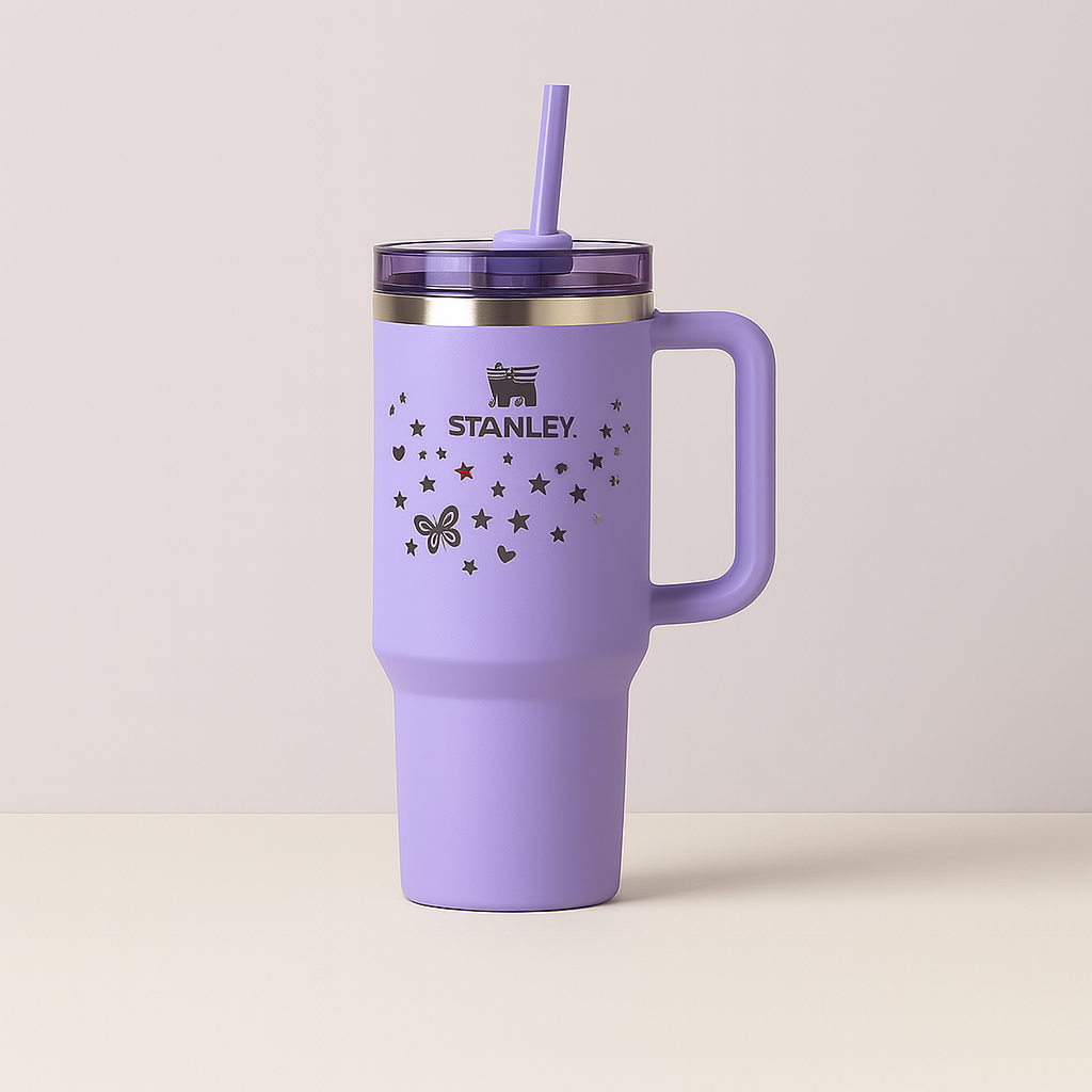 TANSICO 1.18LQueen Tumbler – Lavender Insulated Stainless Steel Cup