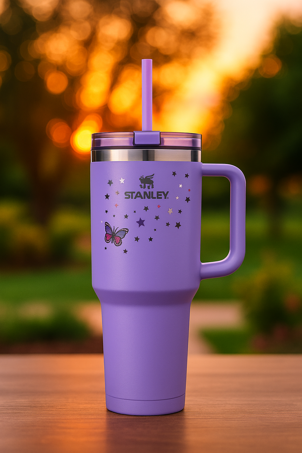 TANSICO 1.18LQueen Tumbler – Lavender Insulated Stainless Steel Cup