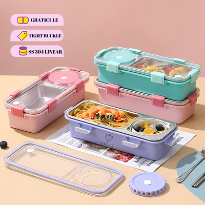 TANSICO SLEEK REVO LUNCH BOX (SS)
