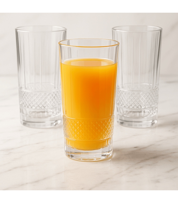 TANSICO 300 ml Glass  Set – 6-Piece