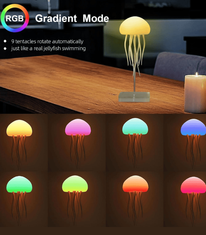 TANSICO Jellyfish Night Light Lamp