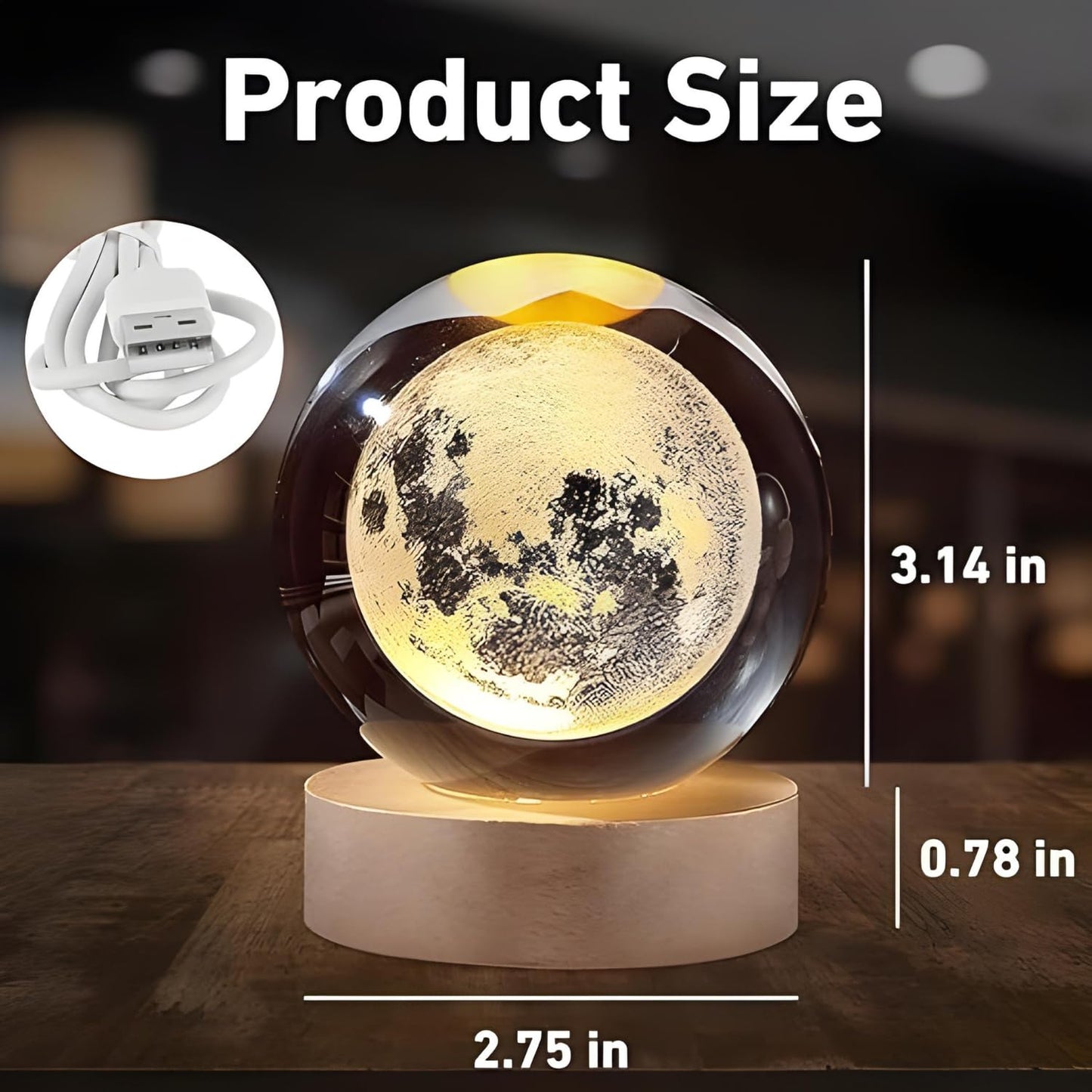Crystal Ball Night Lamp