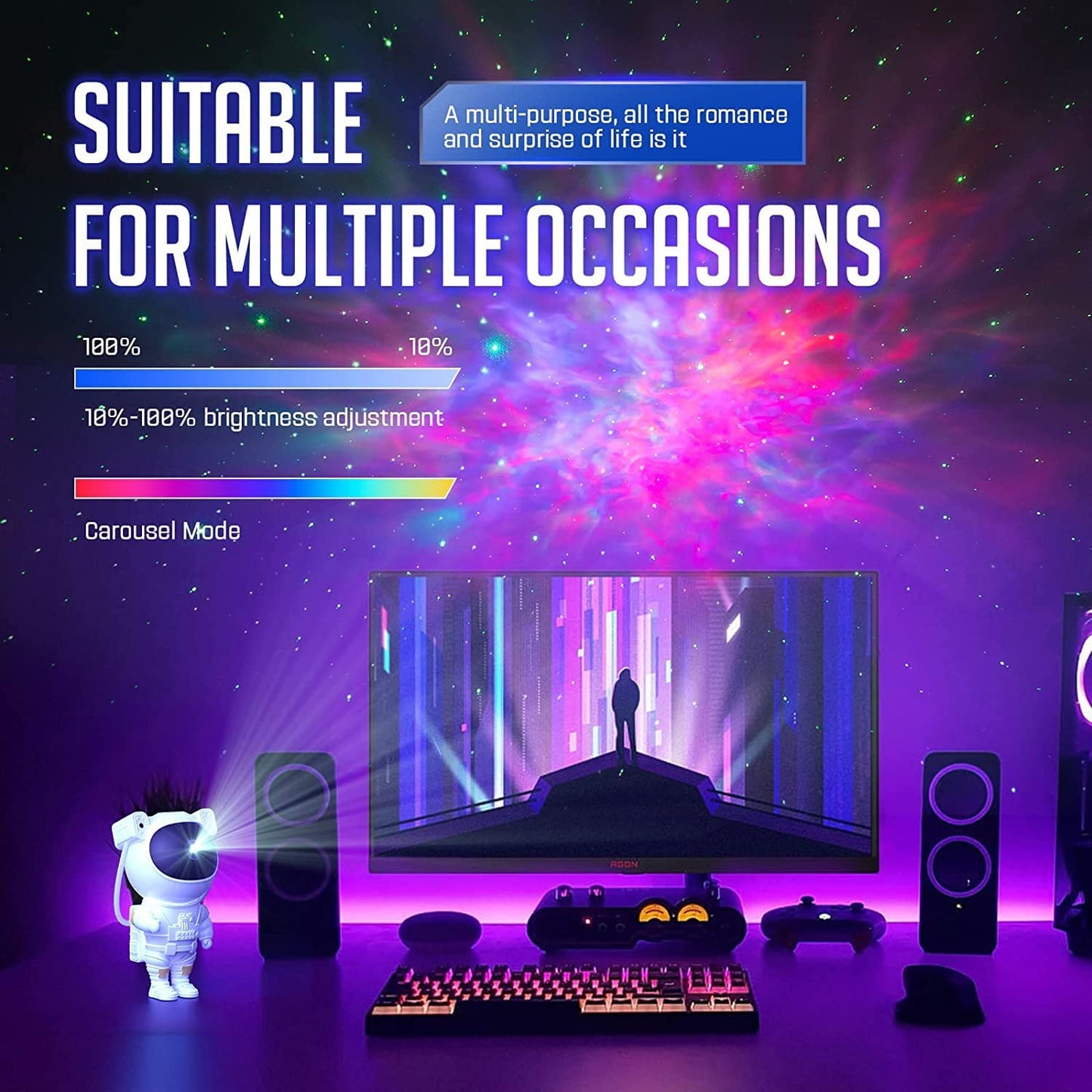 Tansico Astronaut Galaxy Projector