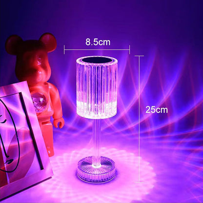 TANSICO 16-Color Crystal Touch Lamp