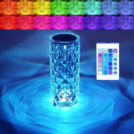 TANSICO 16-Color RGB Crystal Lamp