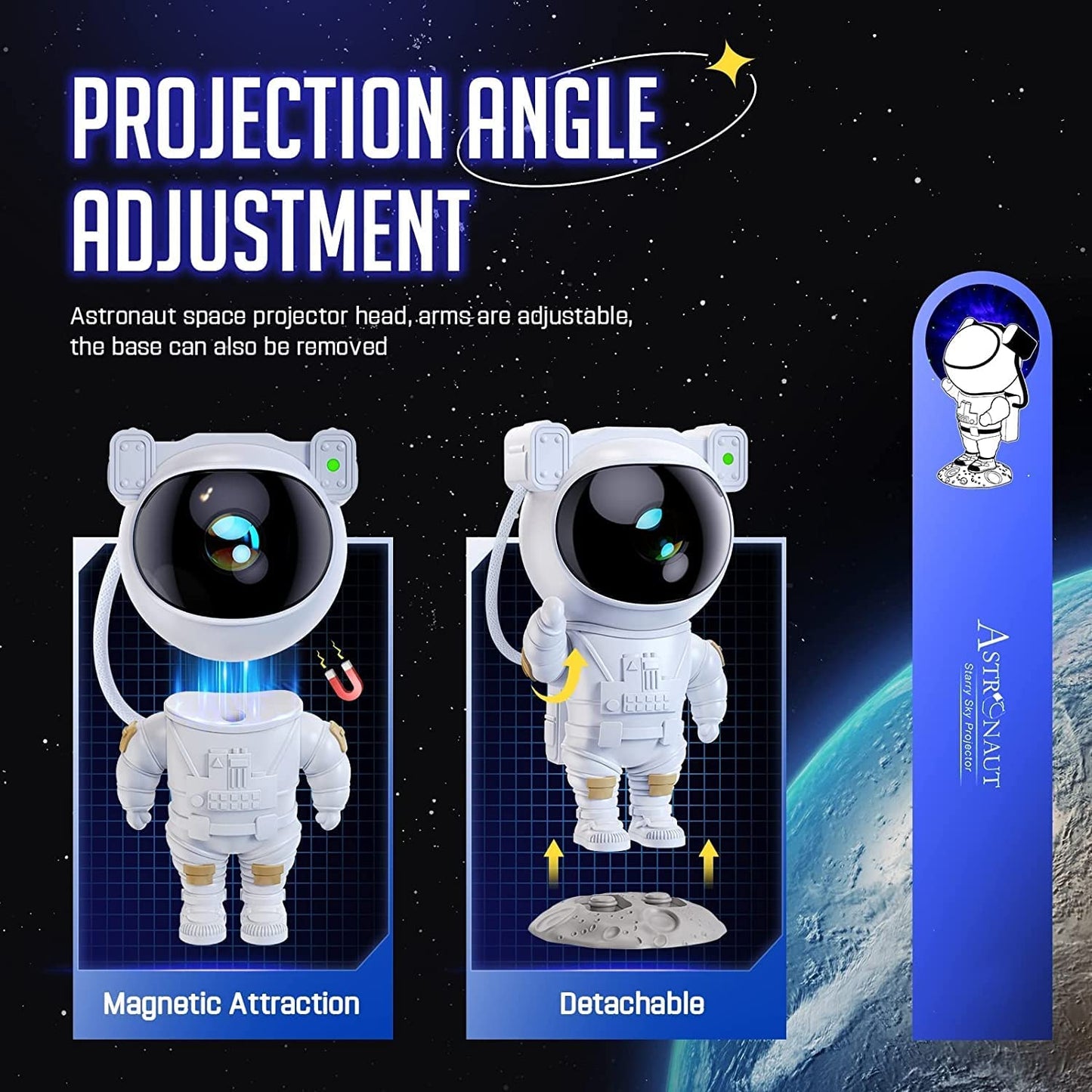Tansico Astronaut Galaxy Projector