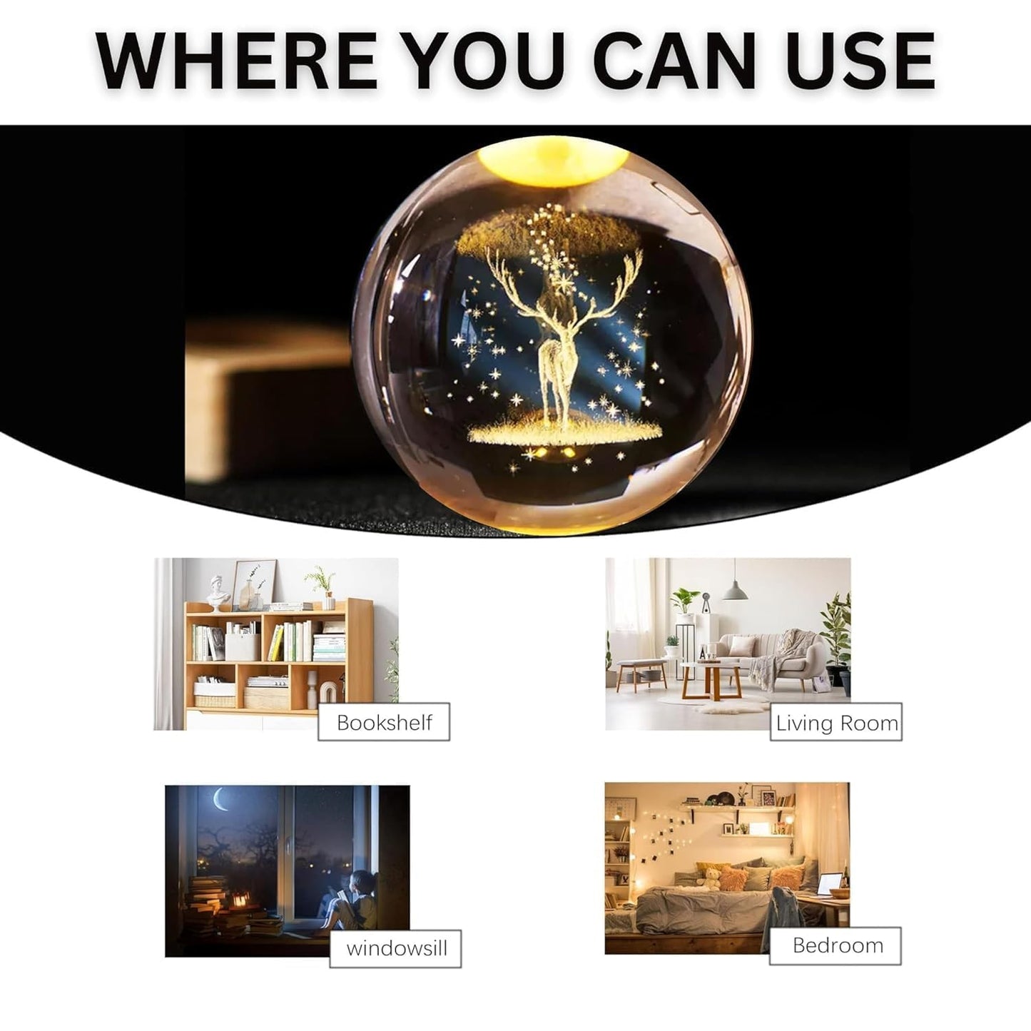 Crystal Ball Night Lamp