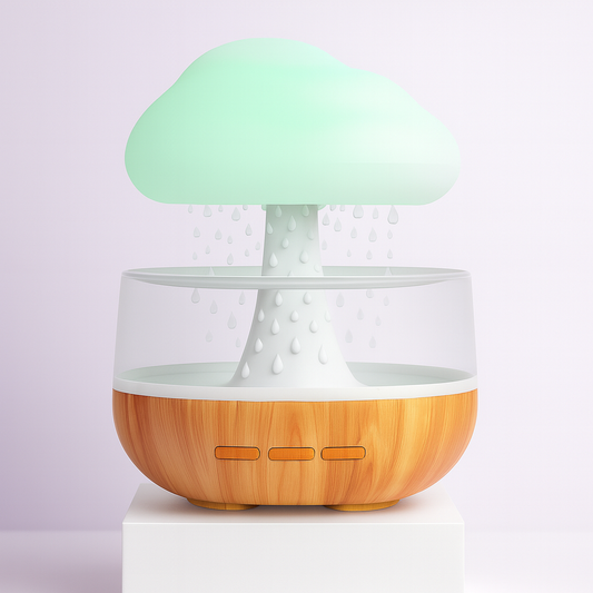 TANSICO LED Rain Cloud Aroma Diffuser – 7 Color