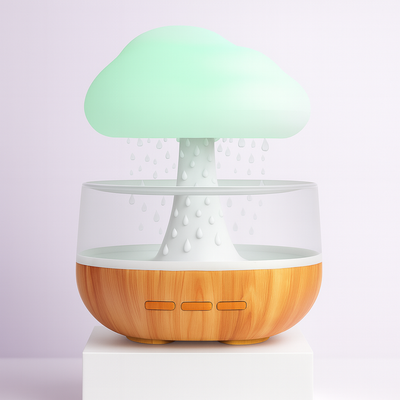 TANSICO LED Rain Cloud Aroma Diffuser – 7 Color