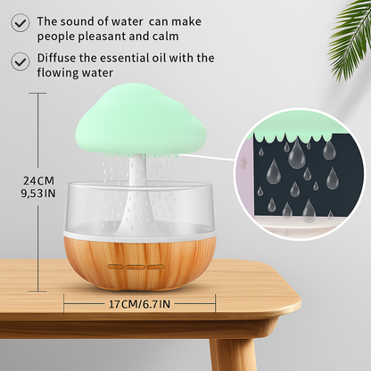 TANSICO LED Rain Cloud Aroma Diffuser – 7 Color