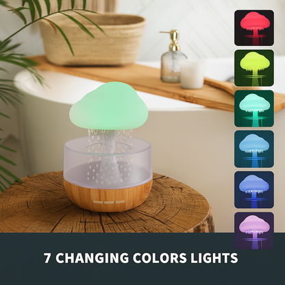TANSICO LED Rain Cloud Aroma Diffuser – 7 Color