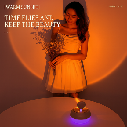 TANSICO Flame Mist Humidifier with LED Lamp