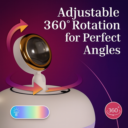 TANSICO Flame Mist Humidifier with LED Lamp