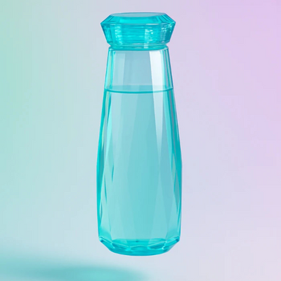 TANSICO DIAMOND GLASS BOTTLE