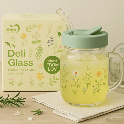 TANSICO Fragrant Summer Glass Mug – 600ml