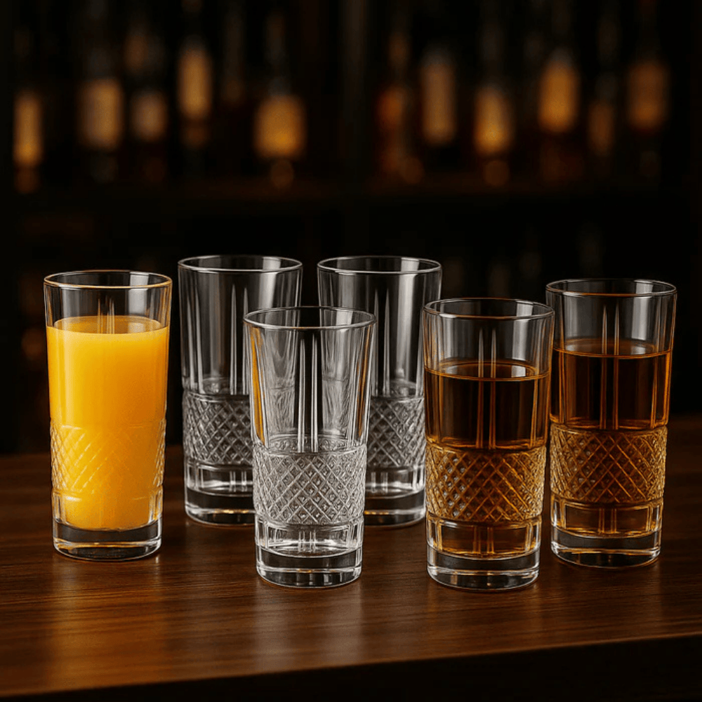 TANSICO 300 ml Glass  Set – 6-Piece