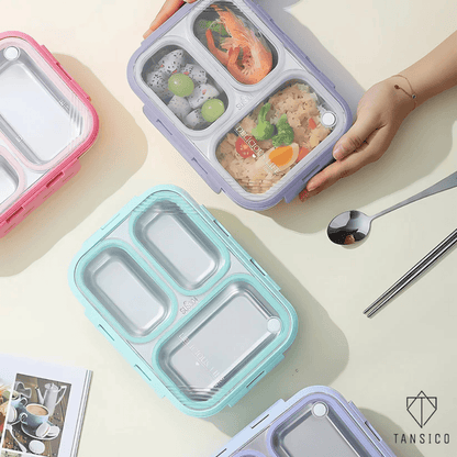 TANSICO 3 Compartment lunch box
