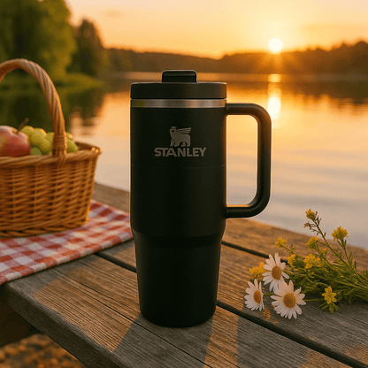 TANSICO 1.18L Stainless Steel Tumbler - Matte Black