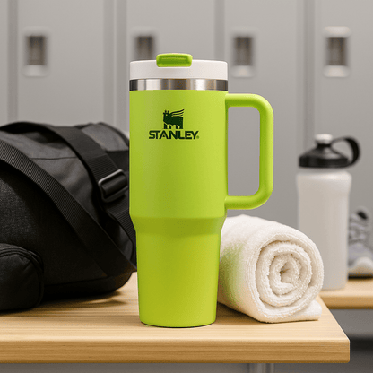 TANSICO 1.18L Stainless Steel Tumbler - Lime Green
