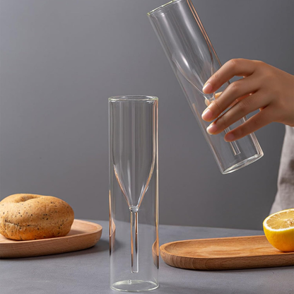 TANSICO DOUBLE-WALLED CHAMPAGNE FLUTE GLASS