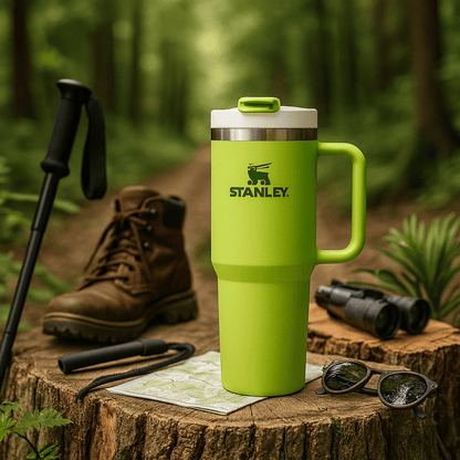 TANSICO 1.18L Stainless Steel Tumbler - Lime Green