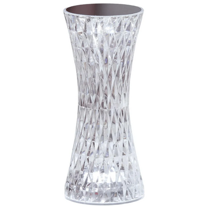 TANSICO Crystal Diamond LED Vase Lamp – 19 cm