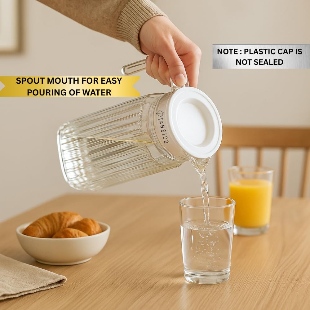 TANSICO 1.1 L Borosilicate Glass Jug