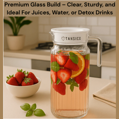 TANSICO 1.1 L Borosilicate Glass Jug