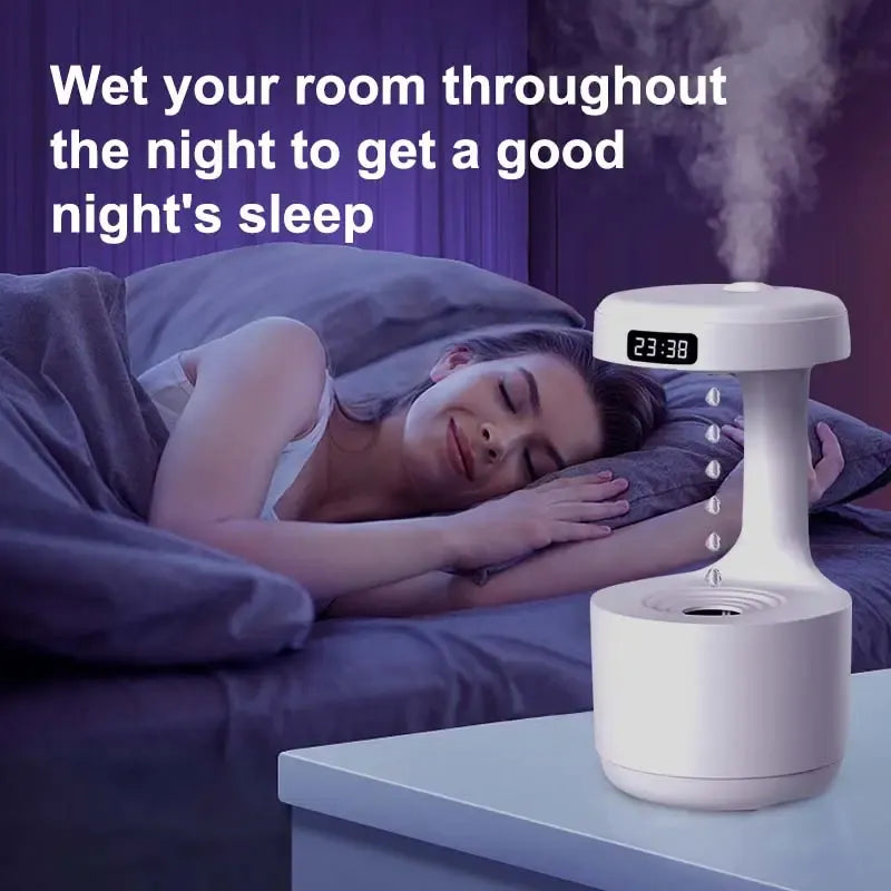 TANSICO Digital Humidifier with Clock Display