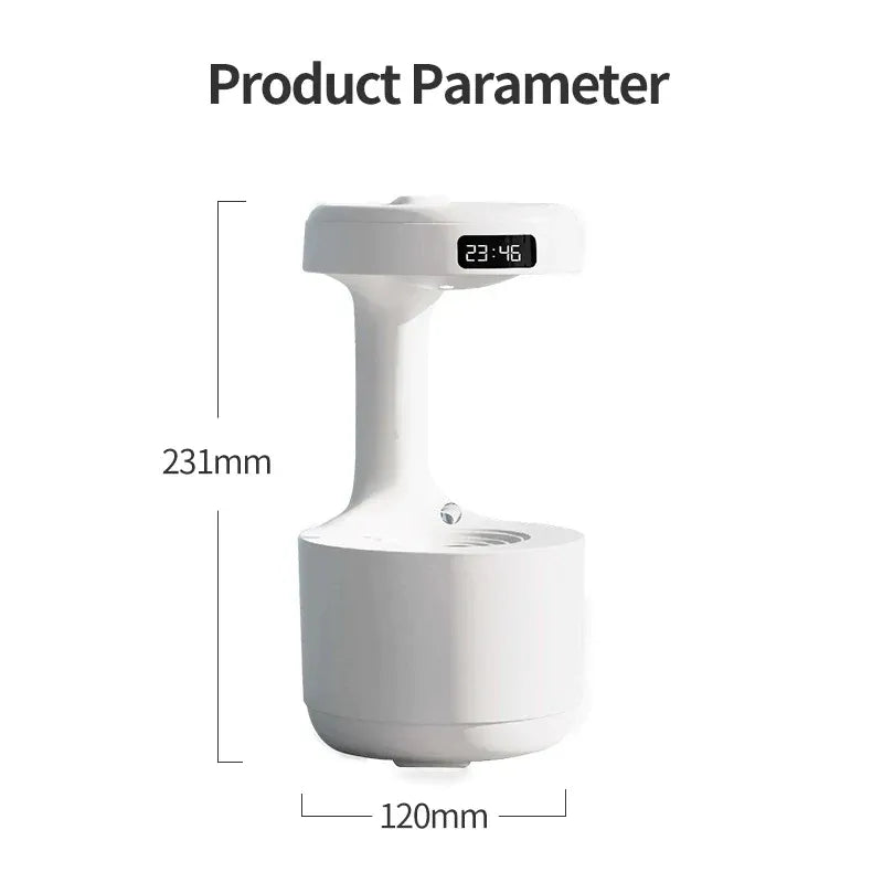 TANSICO Digital Humidifier with Clock Display