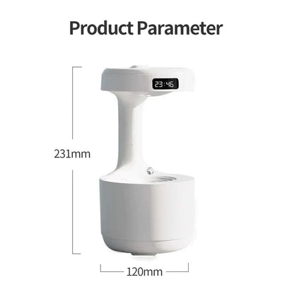TANSICO Digital Humidifier with Clock Display